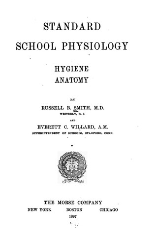 Cover for Standard school physiology.