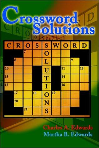 Cover for Crossword Solutions
