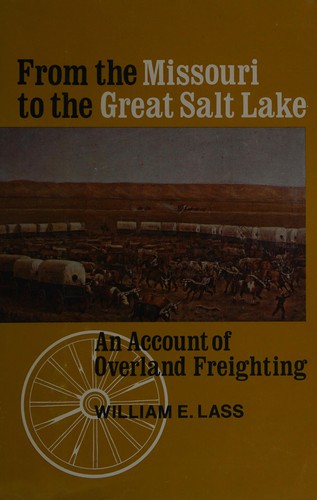 Cover for From the Missouri to the Great Salt Lake