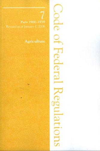 Cover for 2006 07 CFR 1900-1939 (Farmers Home Administration)