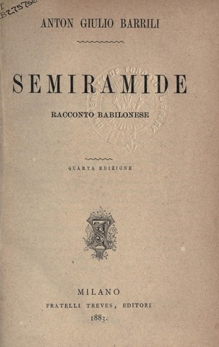 Cover for Semiramide