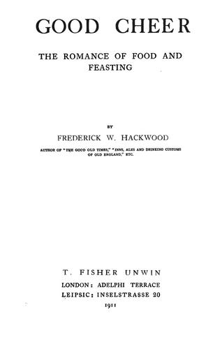 Cover for Good cheer