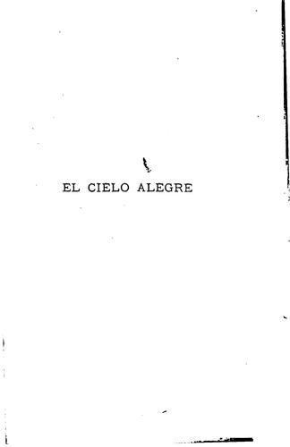 Cover for El cielo alegre: Escenas y tipos andaluces