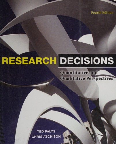 Cover for Research decisions