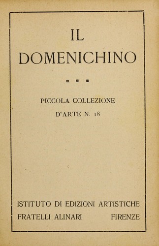 Cover for Il Domenichino