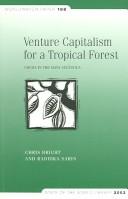 Cover for Venture Capitalism for a Tropical Forest