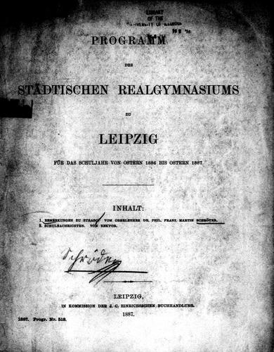 Cover for Bemerkungen zu Strabo