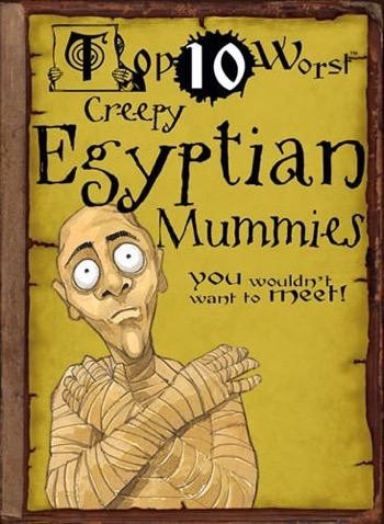 Cover for Creepy Egyptian Mummies