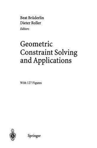 Cover for Geometric Constraint Solving and Applications