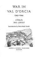 Cover for War in Val d'Orcia, 1943-1944
