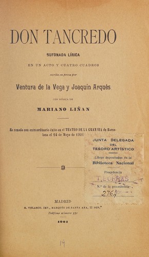 Cover for Don Tancredo