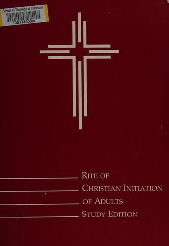 Cover for Rite of Christian initiation of adults
