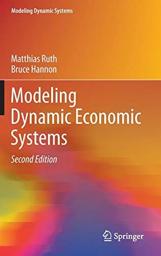 Cover for Modeling Dynamic Economic Systems