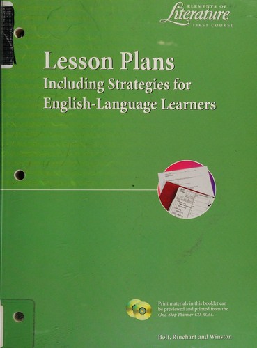 Cover for Lesson Plans