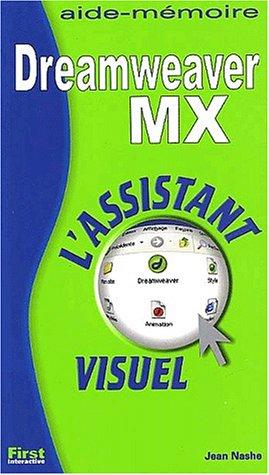 Cover for Assistant visuel dreamweaver mx