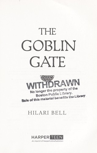 Cover for The goblin gate