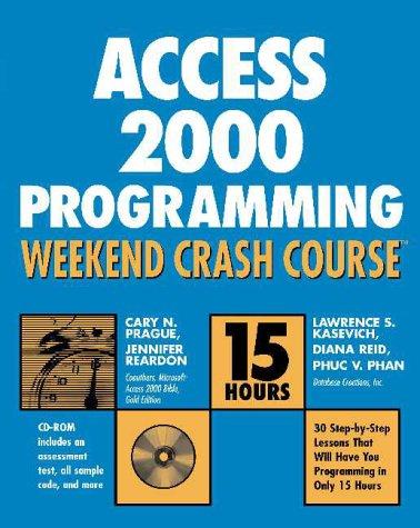 Cover for Access 2000 programming weekend crash course