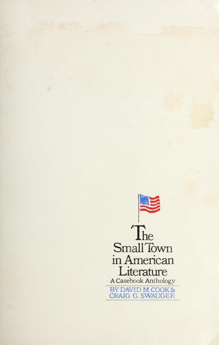 Cover for The small town in American literature