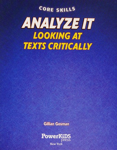 Cover for Analyze it