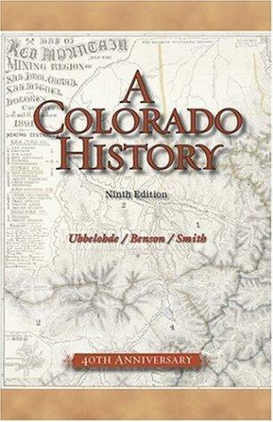 Cover for A Colorado History