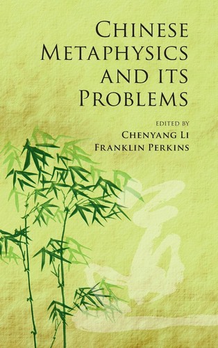 Cover for Chinese Metaphysics and its Problems
