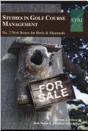 Cover for Studies in Golf Course Management