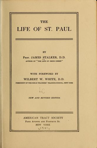 Cover for The life of St. Paul
