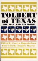 Cover for Tolbert of Texas
