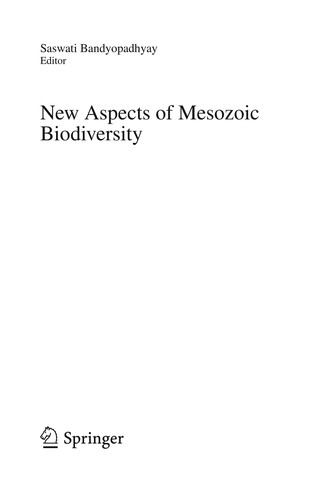 Cover for New aspects of Mesozoic biodiversity