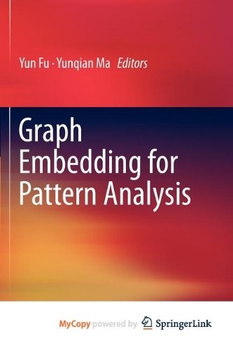 Cover for Graph Embedding for Pattern Analysis