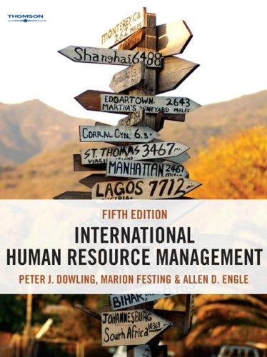 Cover for International HRM