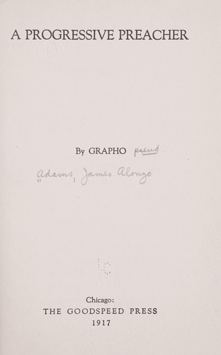 Cover for A progressive teacher
