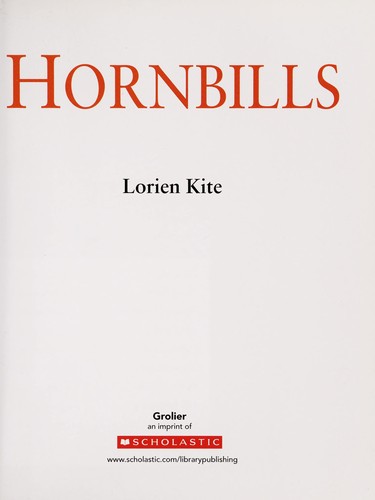 Cover for Hornbills