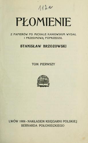 Cover for Płomienie