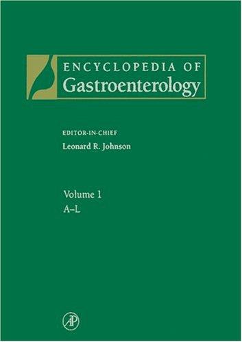 Cover for Encyclopedia of Gastroenterology, Three-Volume Set