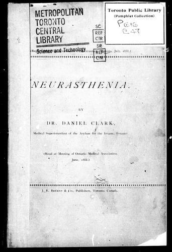 Cover for Neurasthenia