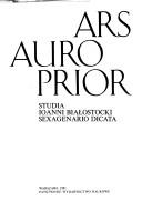 Cover for Ars auro prior
