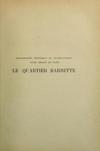 Cover for Le quartier Barbette