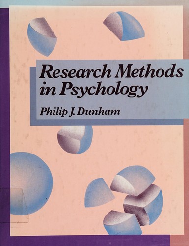 Cover for Research methods in psychology