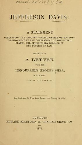 Cover for Jefferson Davis