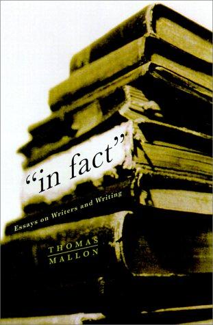 Cover for In fact