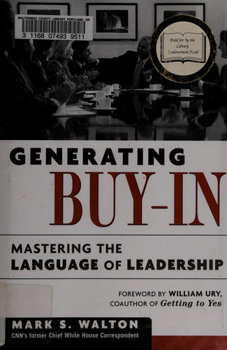 Cover for Generating buy-in