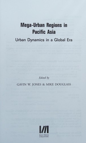 Cover for Mega-urban regions in Pacific Asia