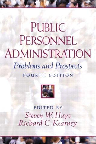 Cover for Public Personnel Administration