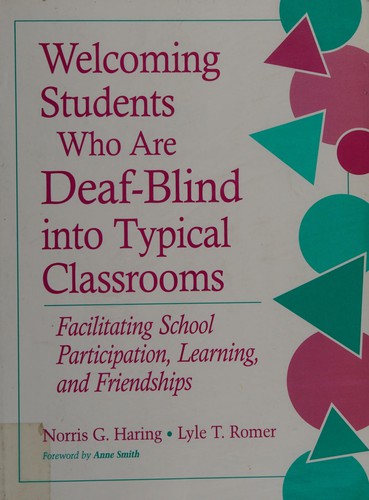 Cover for Welcoming students who are deaf-blind into typical classrooms