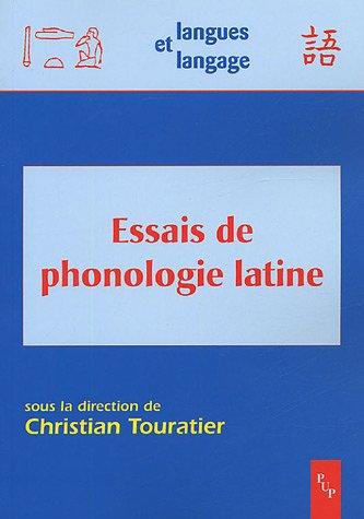 Cover for Essais de phonologie latine