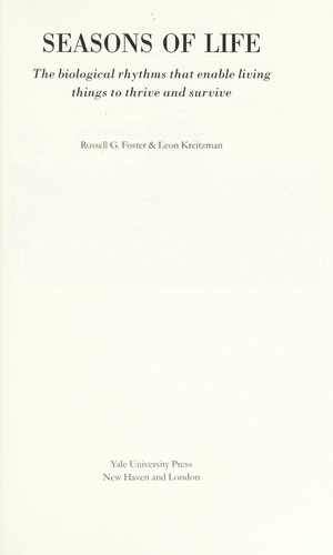 Cover for Seasons of life