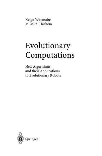 Cover for Evolutionary Computations