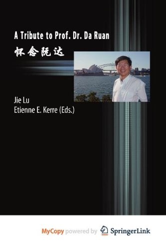 Cover for A Tribute to Prof. Dr. Da Ruan