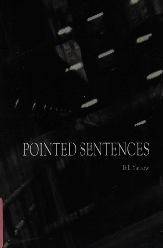 Cover for Pointed sentences